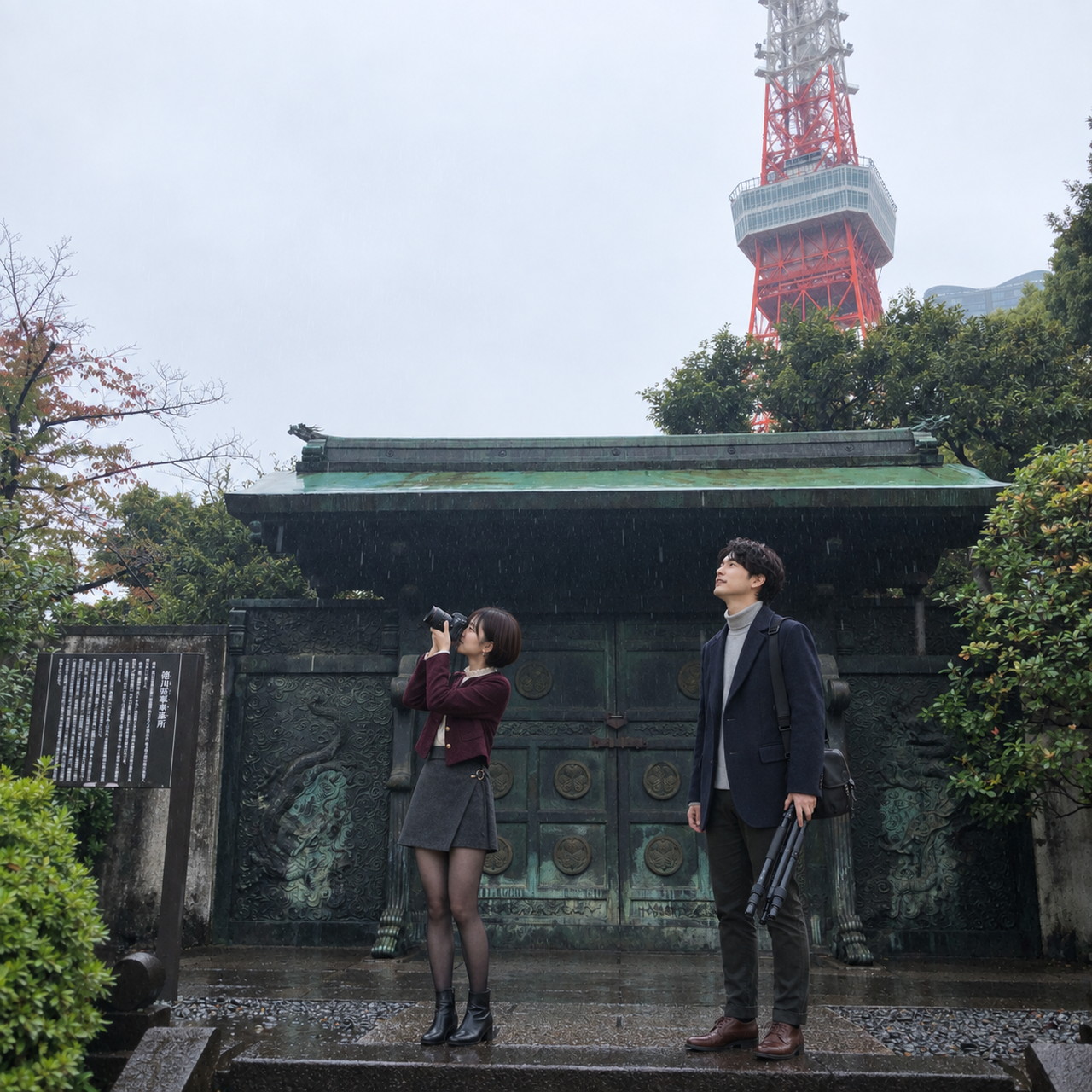 増上寺、ちーこと蒼井