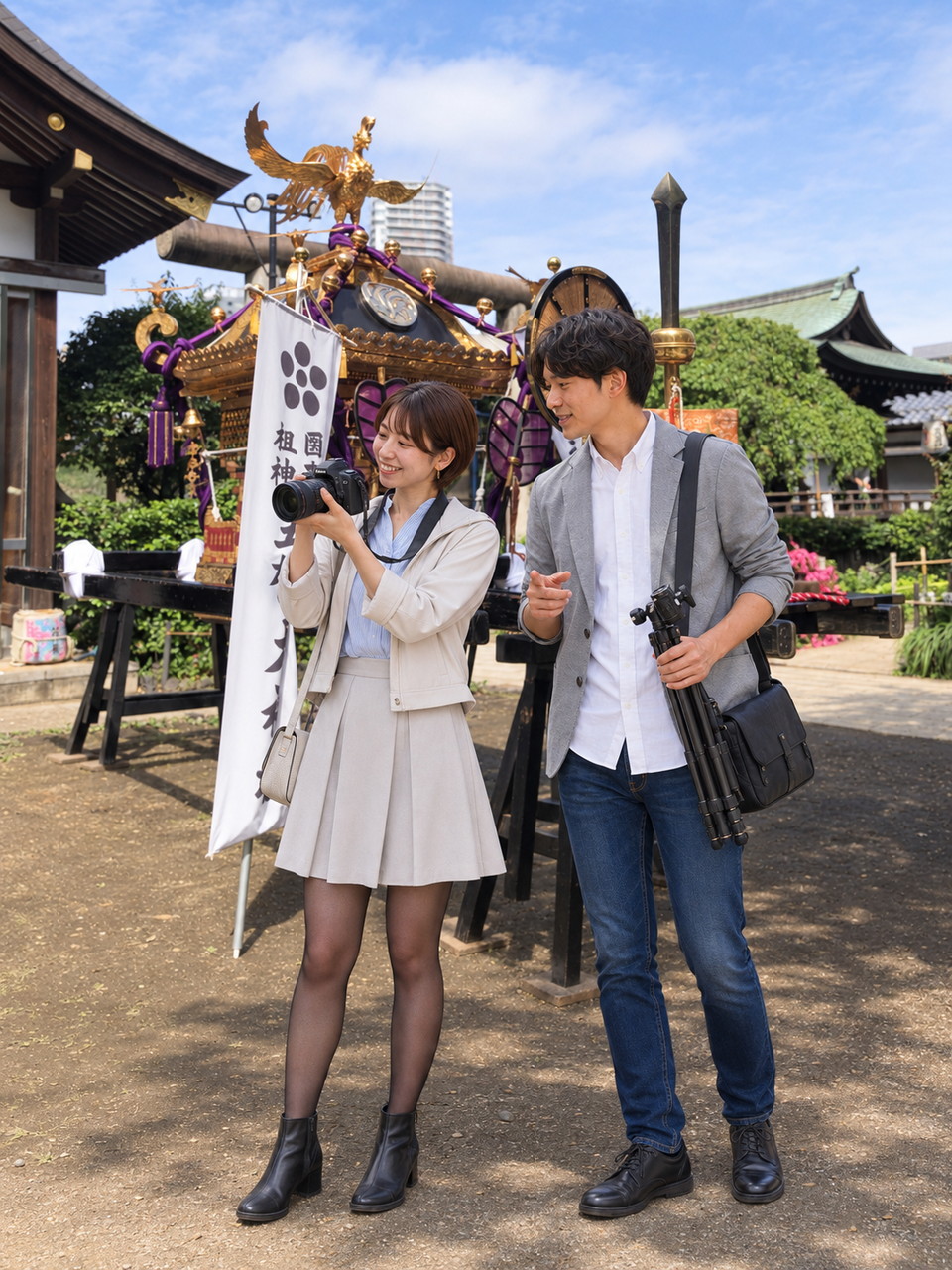 五條天神社、ちーこと蒼井