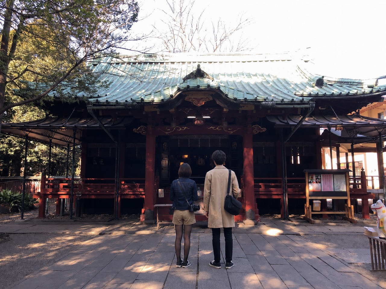 赤坂氷川神社、ちーこと蒼井