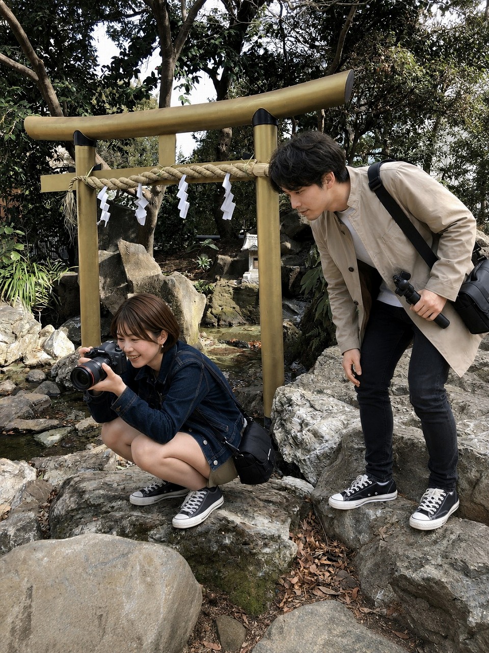 愛宕神社、ちーこと蒼井