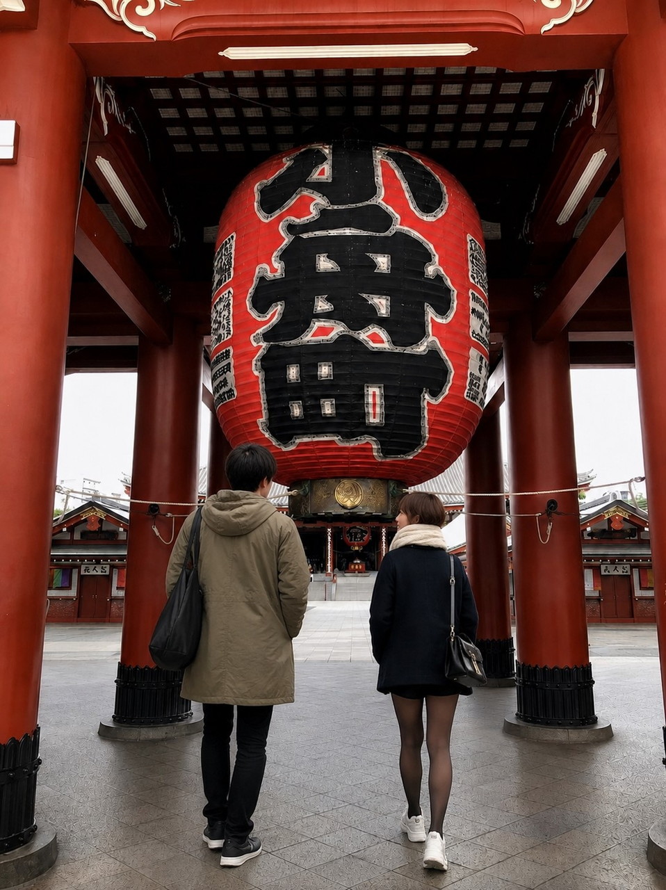 浅草寺、ちーこと蒼井