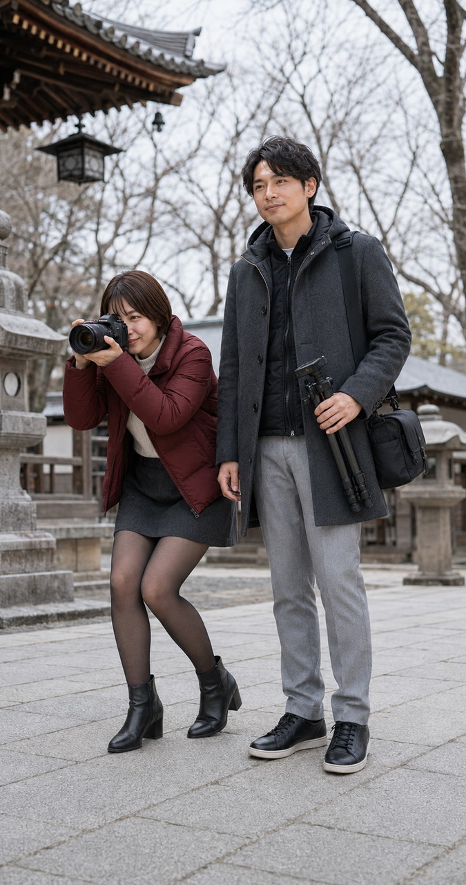 冬、ちーこと蒼井