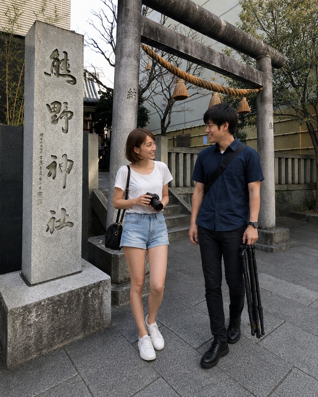 飯倉熊野神社、ちーこと蒼井