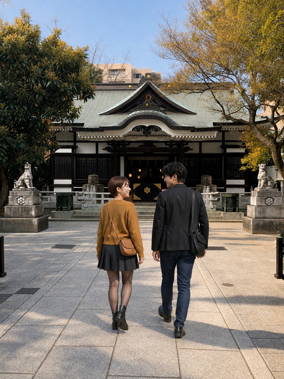 鳥越神社、ちーこと蒼井