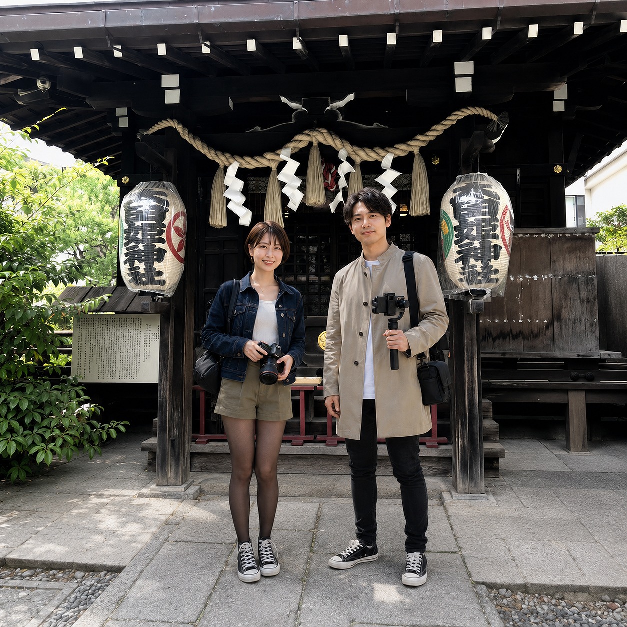 太田姫稲荷神社、ちーこと蒼井