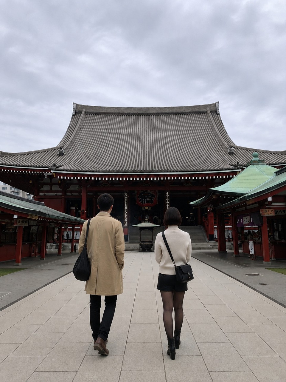 浅草寺、ちーこと蒼井