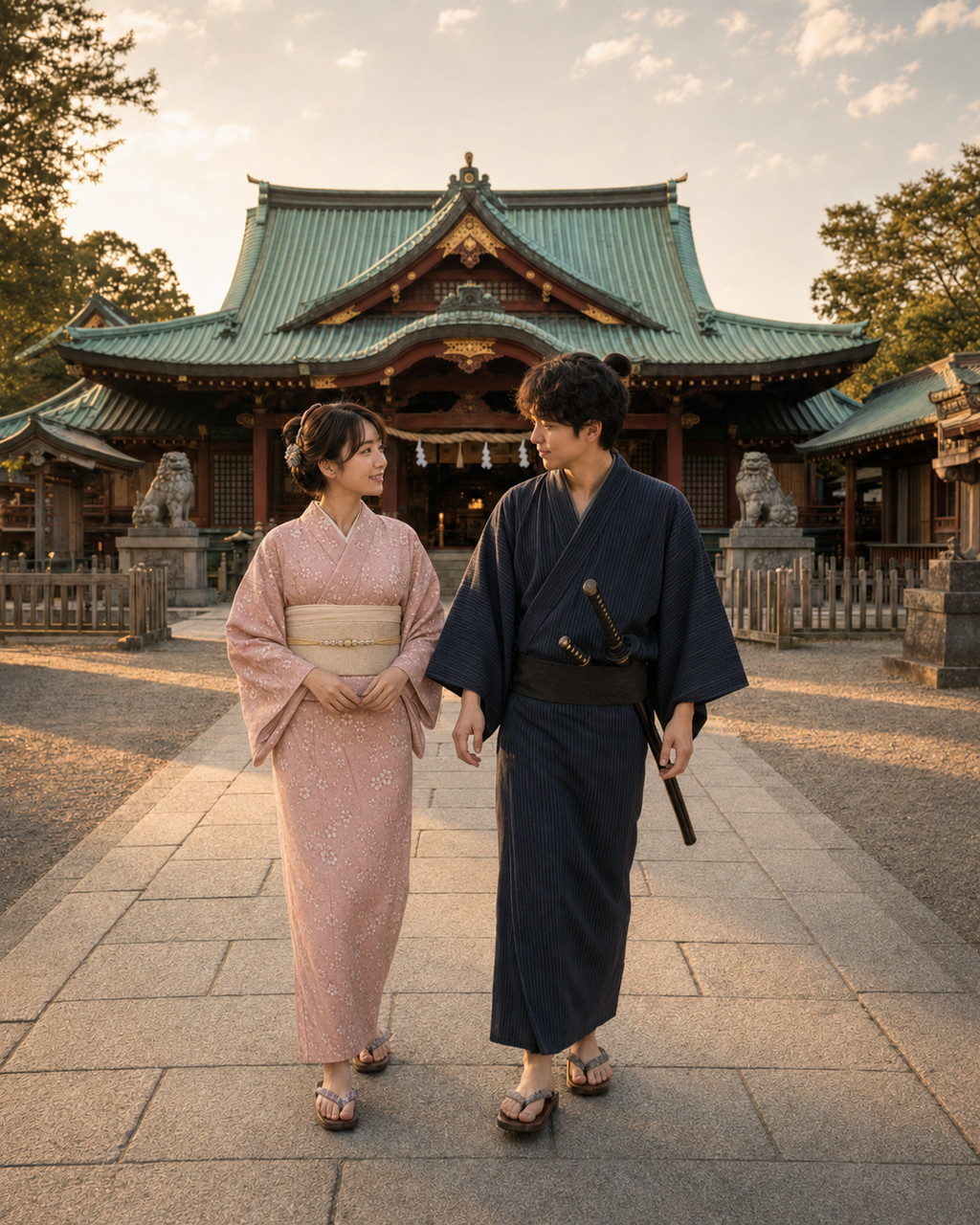 江戸の夕方、ちーこと蒼井02