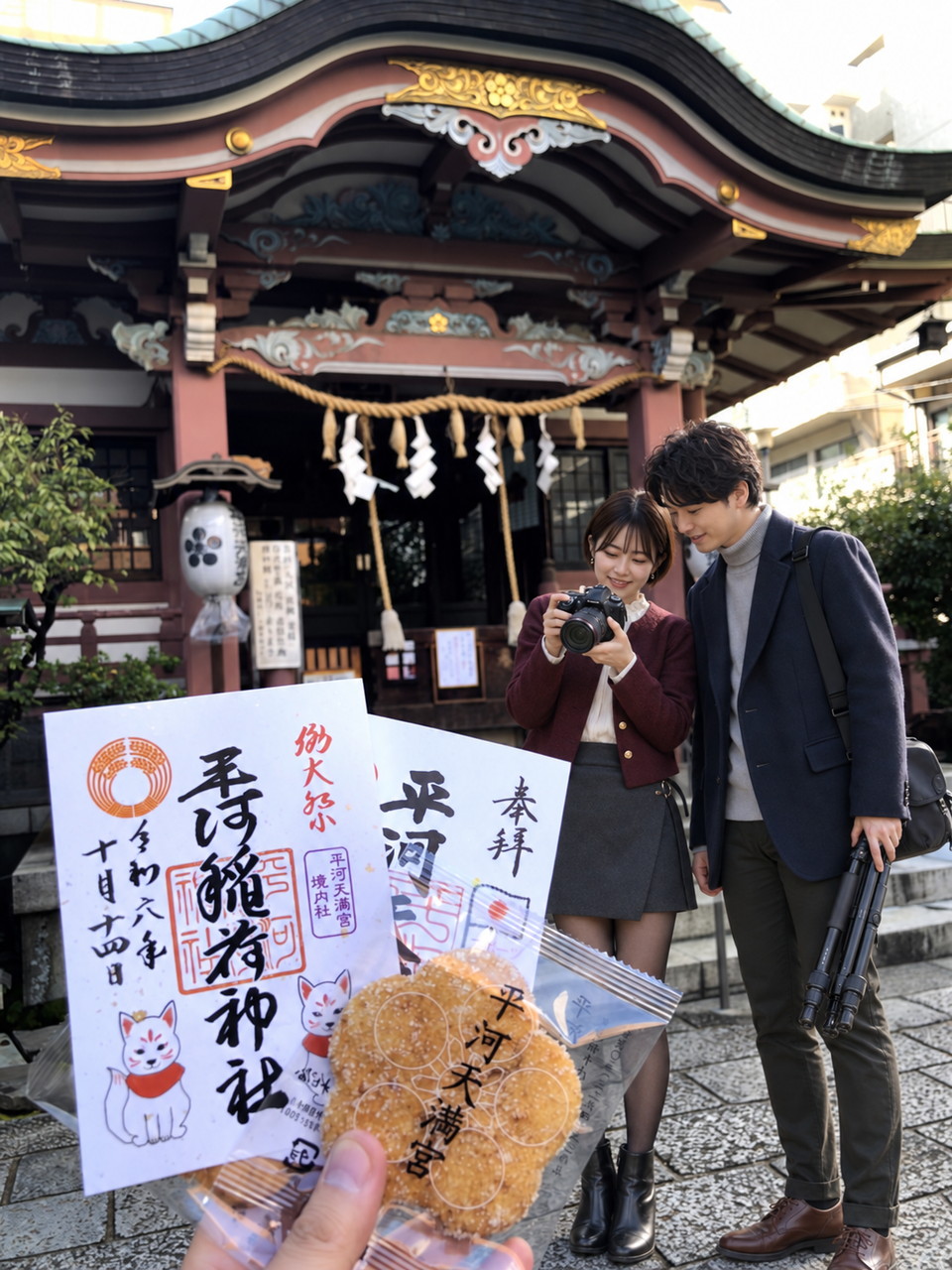 平河天満宮、ちーこと蒼井