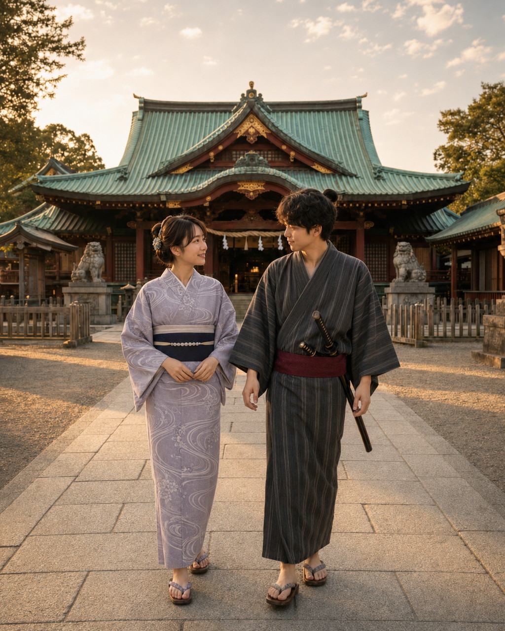 江戸の夕方、ちーこと蒼井05